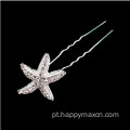 SUMANando Bride Starfish Small Hairpin U em forma